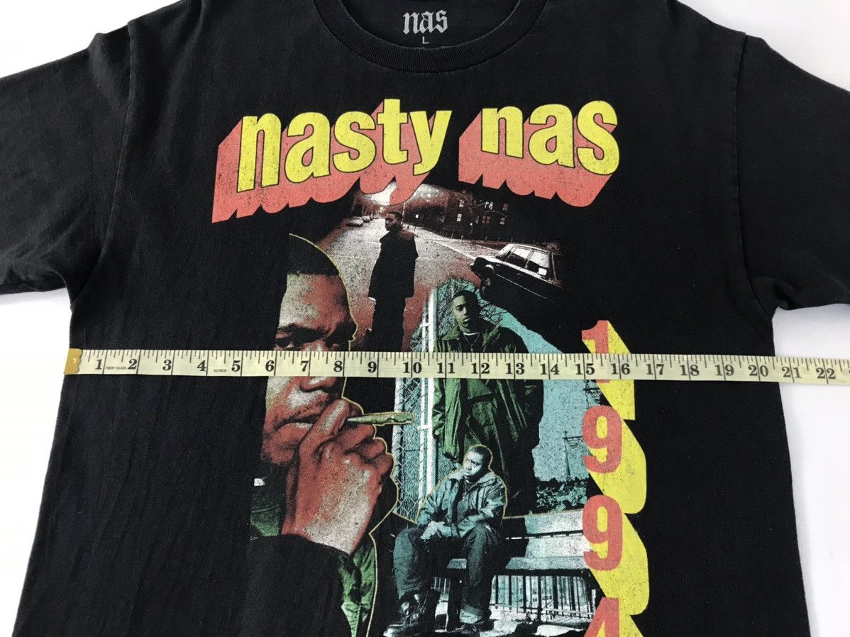 Rap Tees × Vintage Nasty Nas The Rapper 1994 Rap Tee(2017) Size US L / EU 52-54 / 3 - 7 Thumbnail