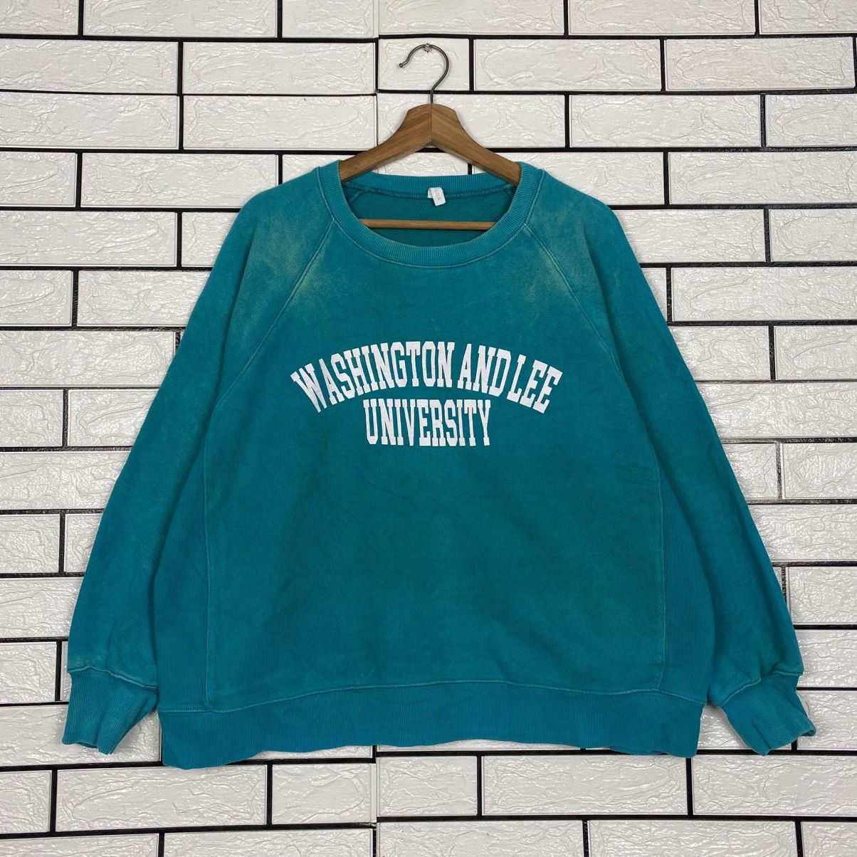 Japanese Brand 📌Vintage Sweatshirt Washington and Lee University Big Logo Size US M / EU 48-50 / 2 - 2 Thumbnail