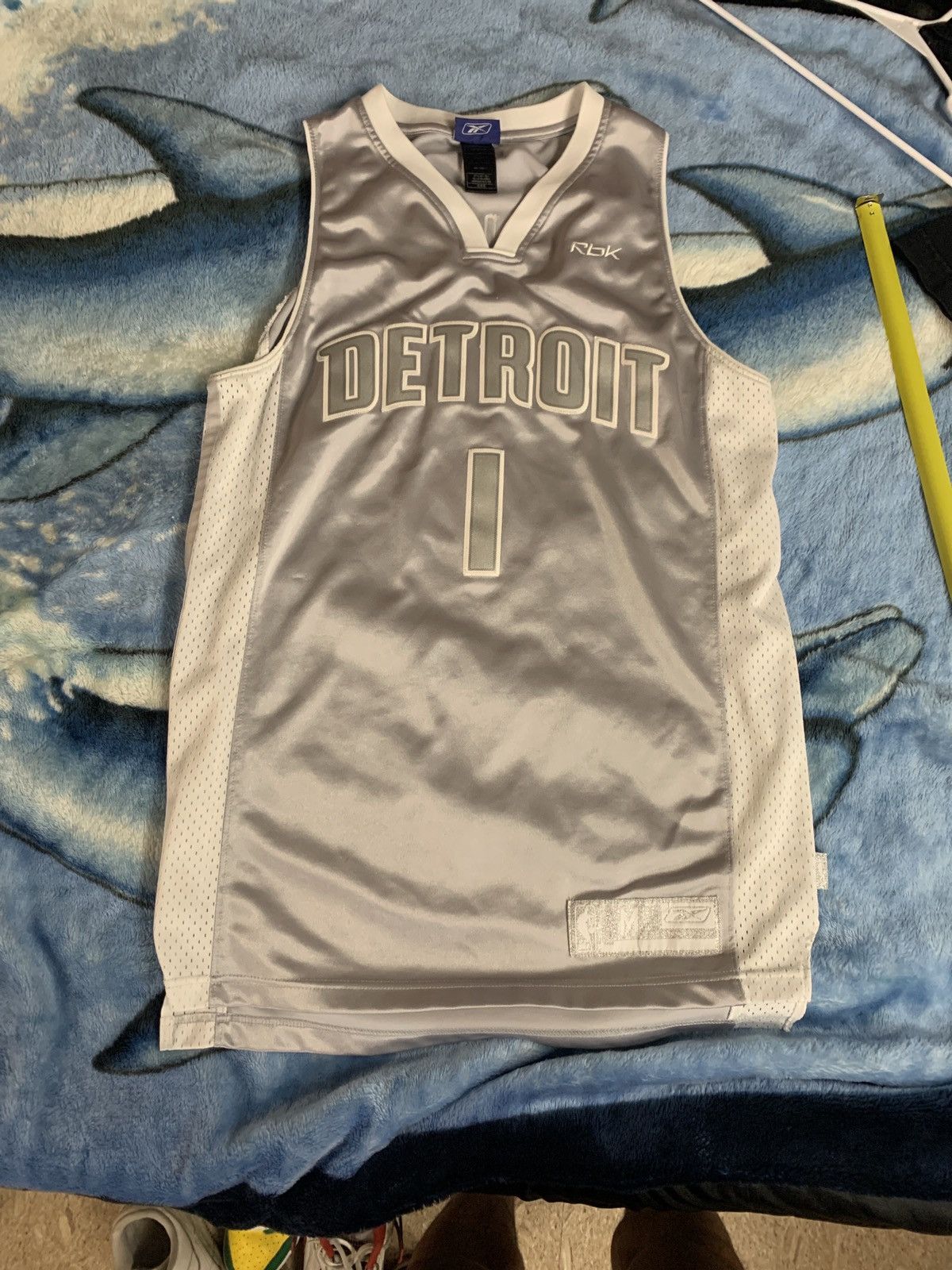 Vintage Rare silver Chauncey Billups Jersey Size US M / EU 48-50 / 2 - 1 Thumbnail
