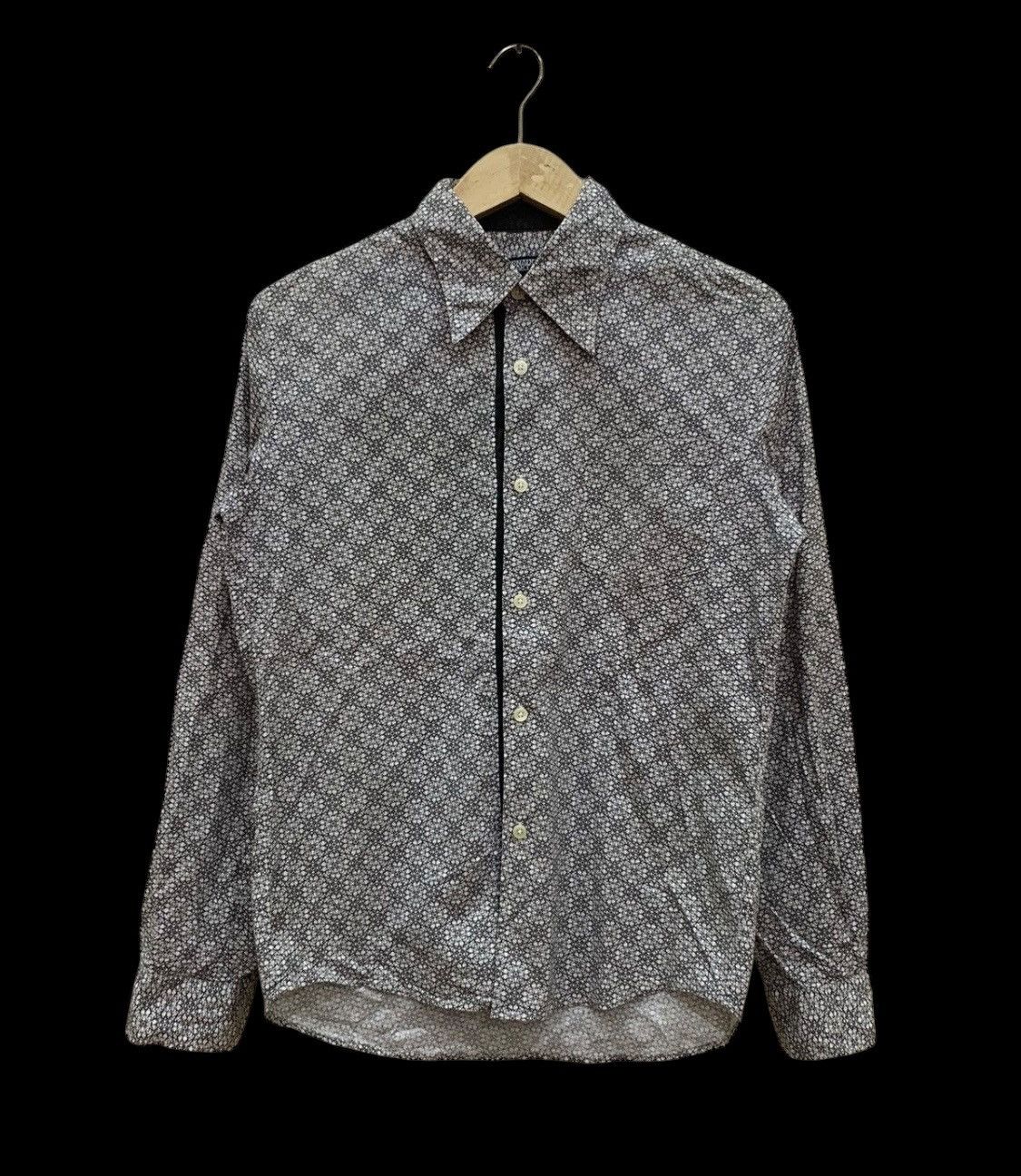 Japanese Brand × Tornado Mart × Vintage Vtg Tornado Mart Geometric button up shirt Size US M / EU 48-50 / 2 - 1 Thumbnail