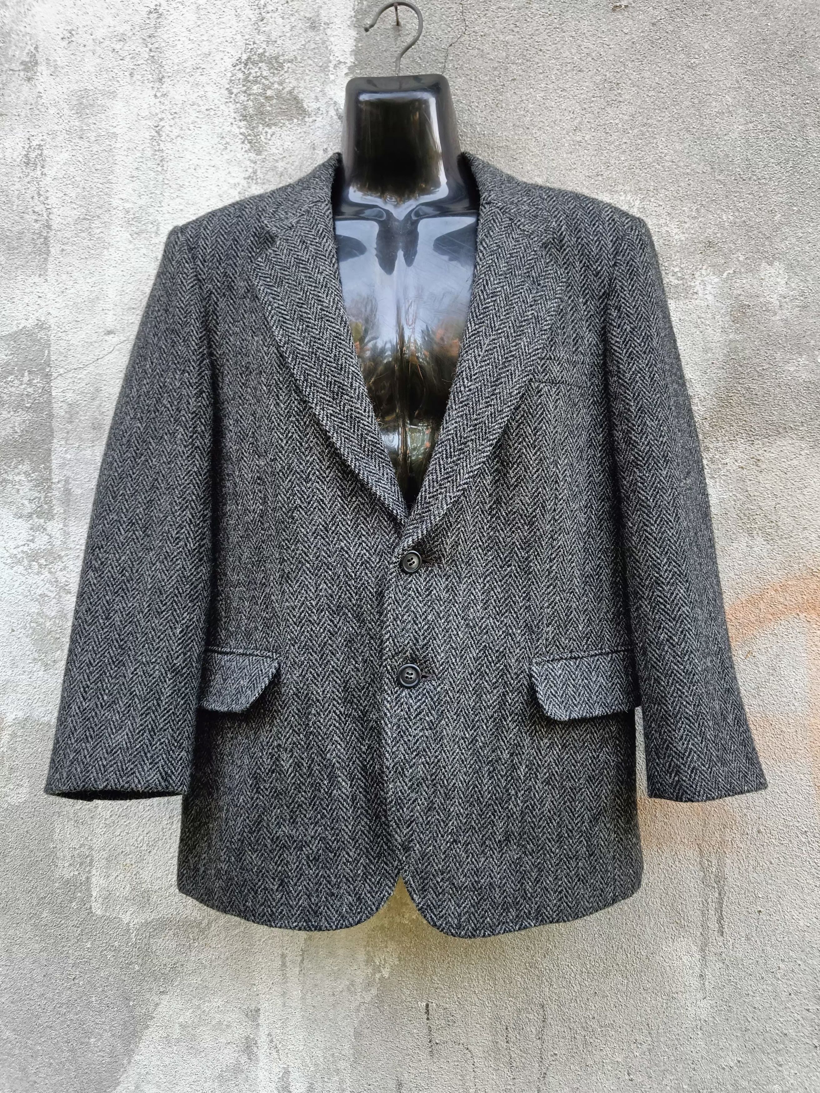 Harris Tweed Beautiful Harris Tweed Hand Woven Men's Wool Blazer Size 38L - 2 Thumbnail