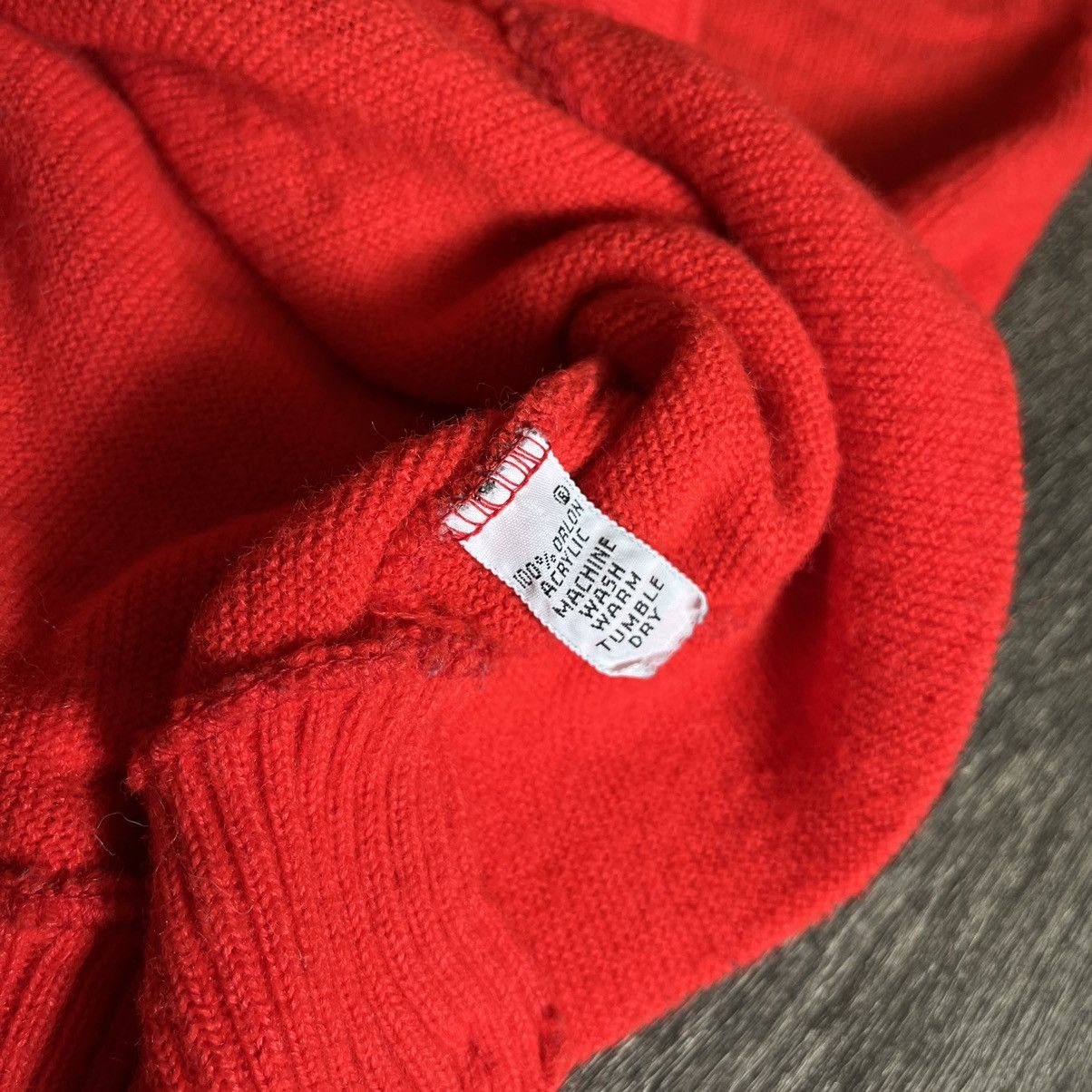 Lacoste Vintage 1960s Lacoste Haymaker Acrylic Cardigan Sweater Red Size US S / EU 44-46 / 1 - 5 Thumbnail