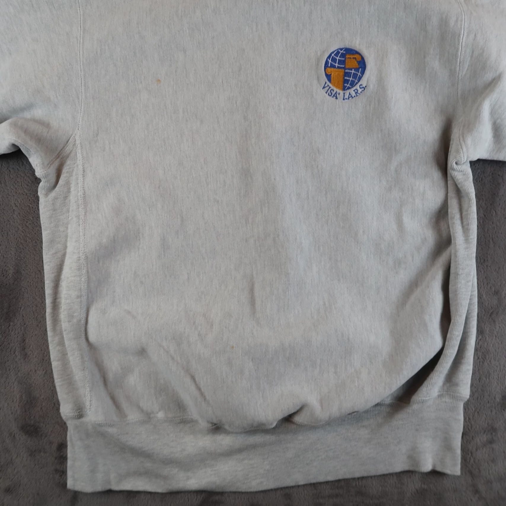 Champion VINTAGE Champion Reverse Weave Crewneck Sweatshirt XL Gray 90s College Mens Size US XL / EU 56 / 4 - 4 Thumbnail