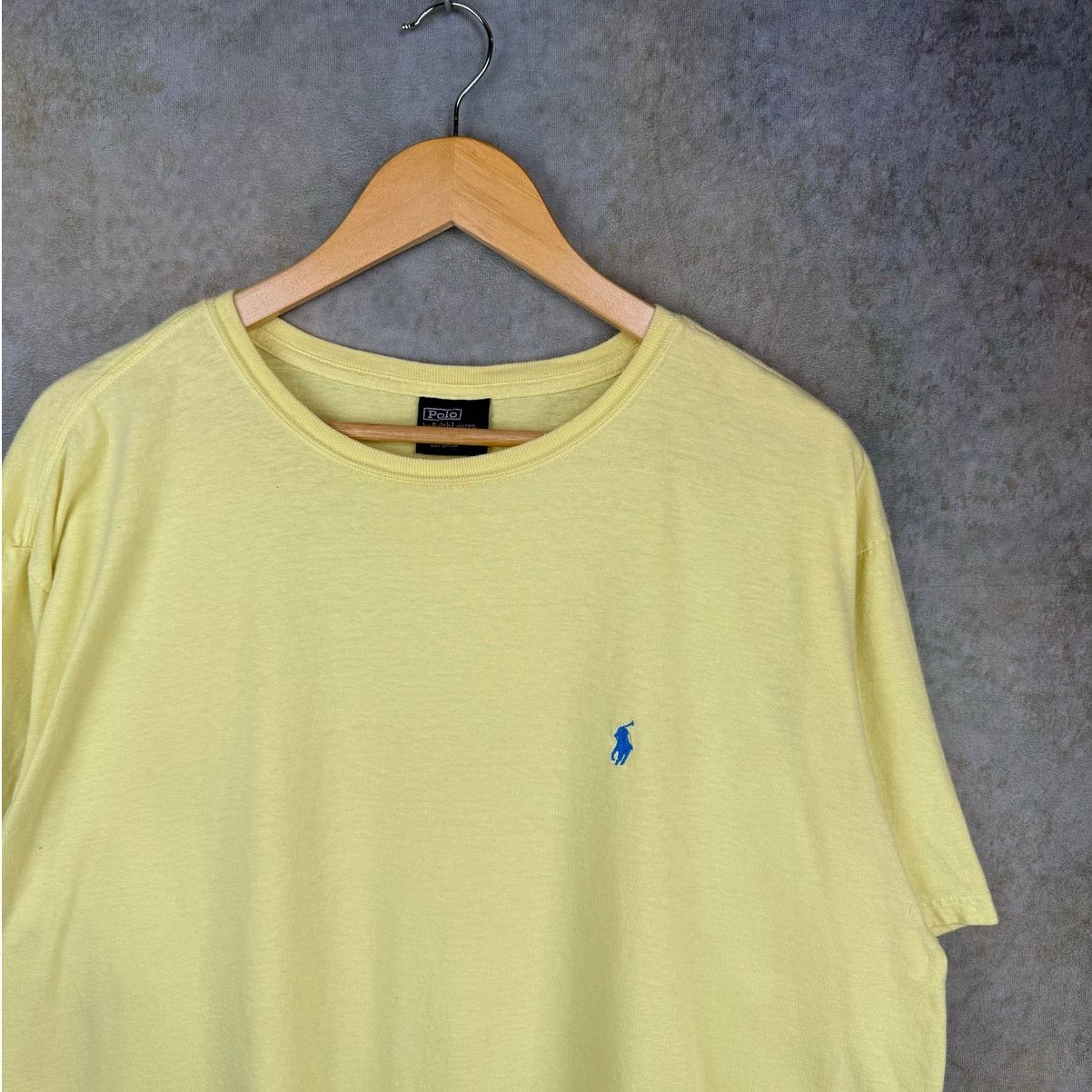Polo Ralph Lauren × Vintage VTG 90s Polo Ralph Lauren T Shirt Mens Sz XL Yellow Pony Size US XL / EU 56 / 4 - 3 Thumbnail