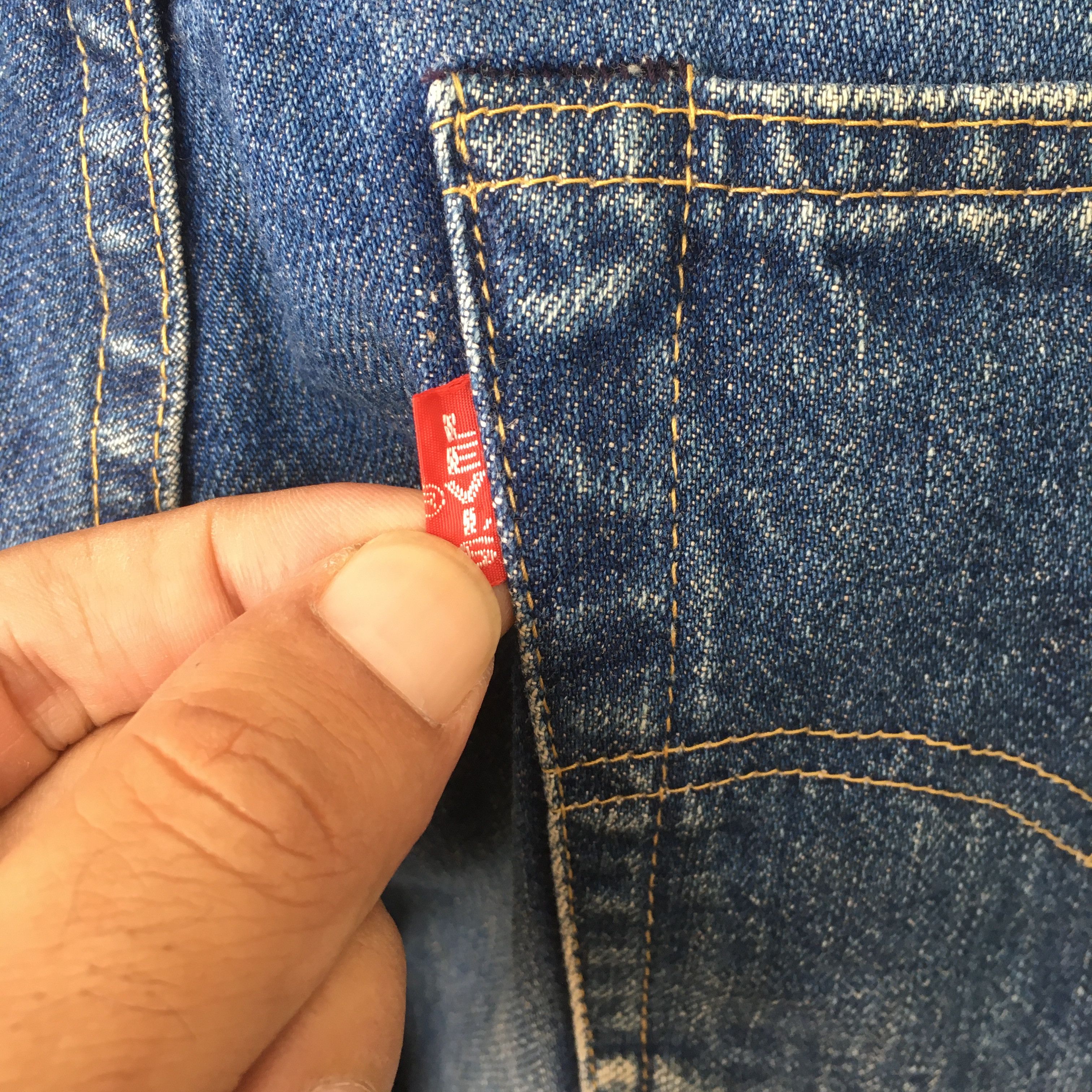 Levi's Size 29x32.5 90s Levis 503BXX LVC Big E Redline Denim S1706 Size US 29 - 12 Thumbnail