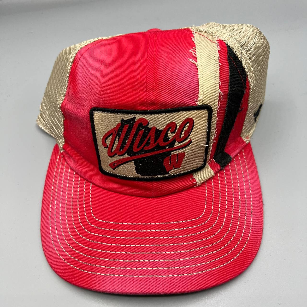 Ncaa Wisconsin Badgers Trucker Hat Men Snap Back Cap New | Grailed