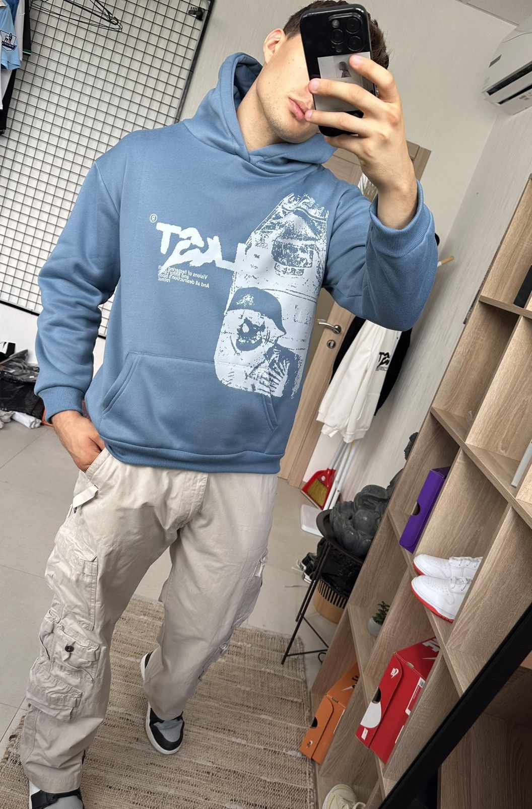 Beauty Beast × If Six Was Nine × Japanese Brand Blast Hoodie Men Styled M size Soldier Zombie Hype Street Size US M / EU 48-50 / 2 - 2 Thumbnail