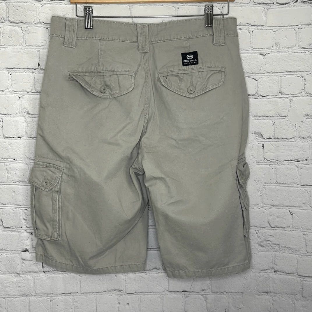 Vintage Ecko Unltd Shorts Mens 32 Gray Cargo Utility Casual Outdoor Cotton Size US 32 / EU 48 - 4 Thumbnail