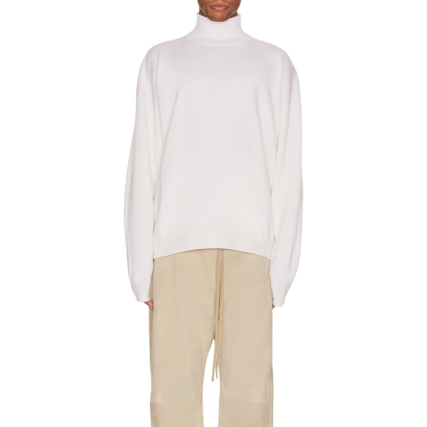 Fear of God Fear of God Eternal Merino Wool Turtleneck in Cream XX-Large Size US XXL / EU 58 / 5 - 5 Thumbnail