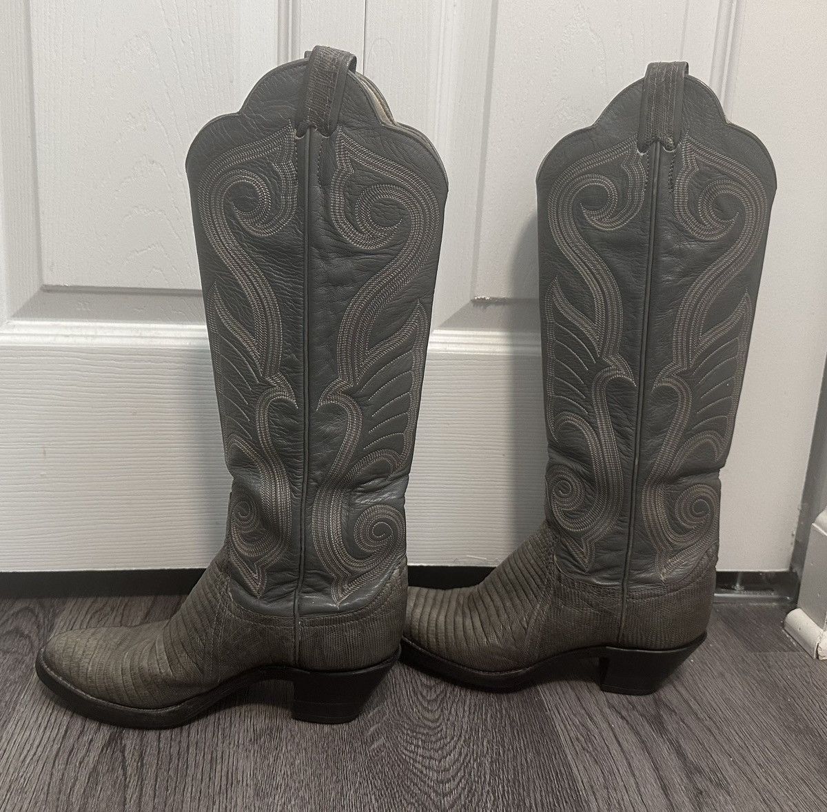 Larry Mahan Vintage Exotic Leather Larry Mahans Size US 7.5 / IT 37.5 - 4 Thumbnail