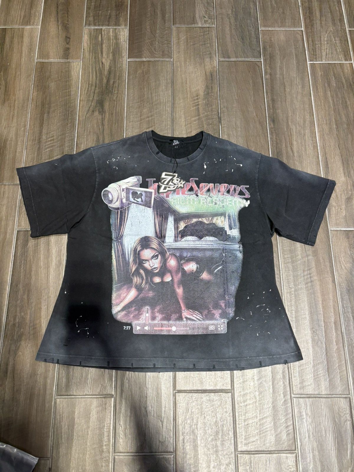 TRIPLE SEVENS Triple Sevens Filmstar Tee Black Size US XL / EU 56 / 4 - 1 Thumbnail