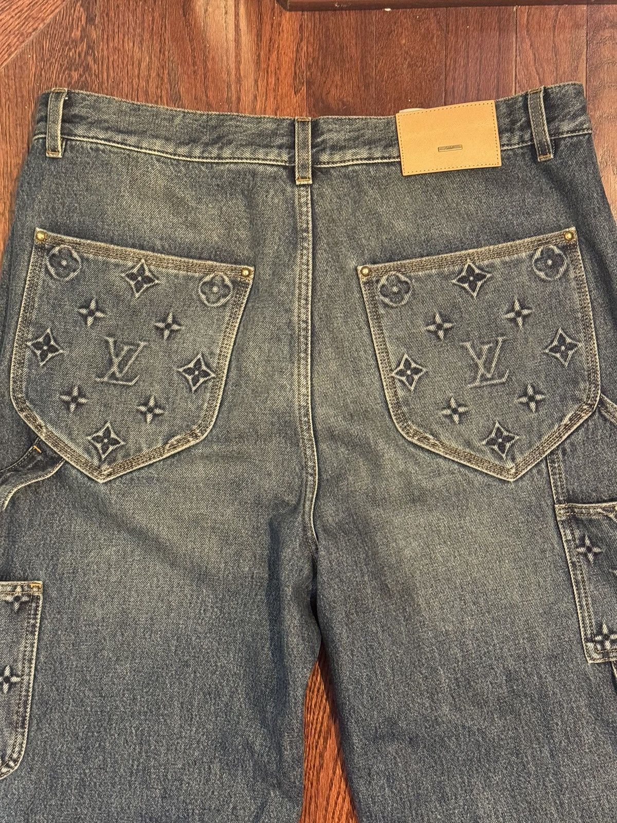 Louis Vuitton Louis Vuitton Carpenter Denim Jeans Size US 34 / EU 50 - 6 Thumbnail