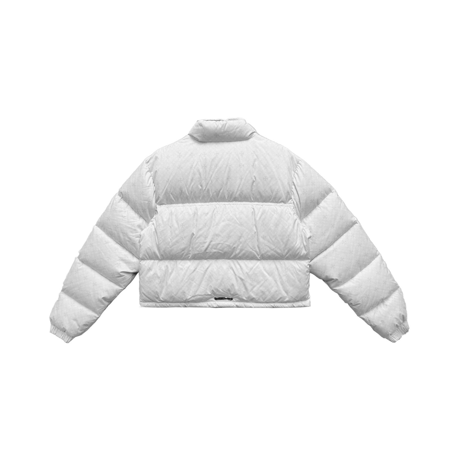 Chrome Hearts Chrome Hearts White Monogram Cropped Puffer Down Jacket Size S / US 4 / IT 40 - 2 Thumbnail