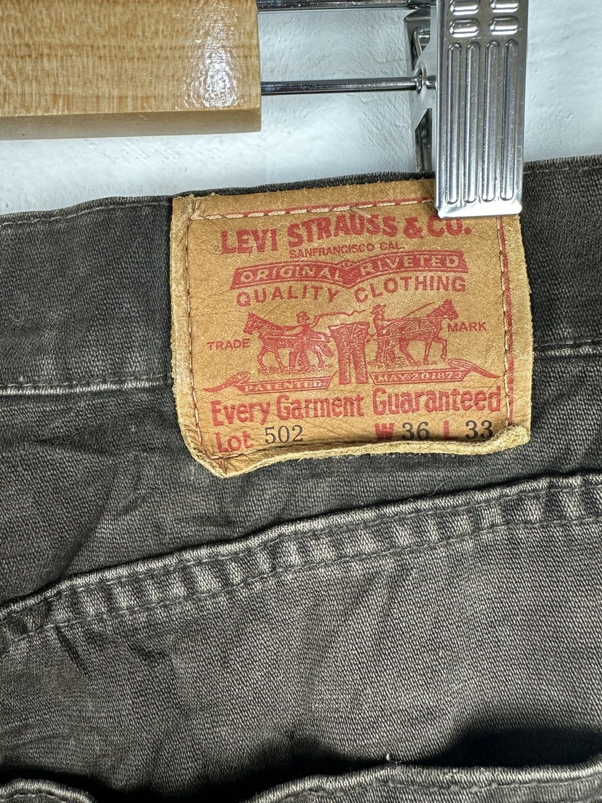 Japanese Brand Levis Dark Brown Vintage Japanese Branded #B001 Size US 34 / EU 50 - 14 Thumbnail