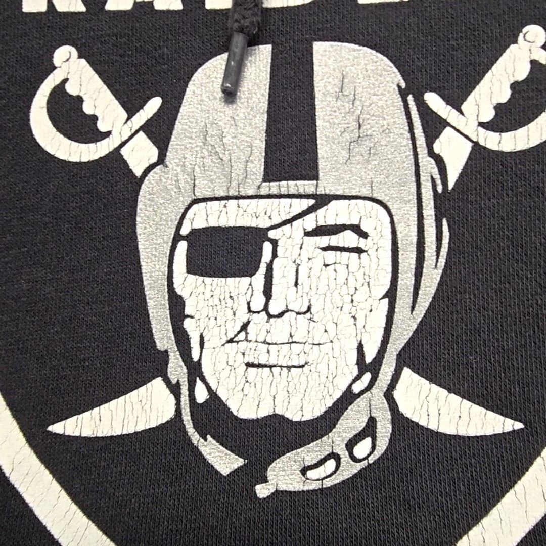 Majestic Raiders Hoodie Black Graphic NFL Majestic XL Sweatshirt Y2K Size US XL / EU 56 / 4 - 3 Thumbnail