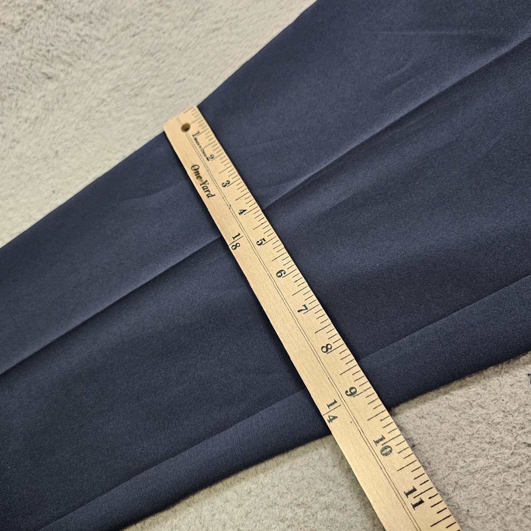 Vintage Greg Norman Mens Dress Pants 33x32 Blue Flat Front Stretch Business Casual 90% Polyester 10% Spandex Size US 32 / EU 48 - 6 Thumbnail