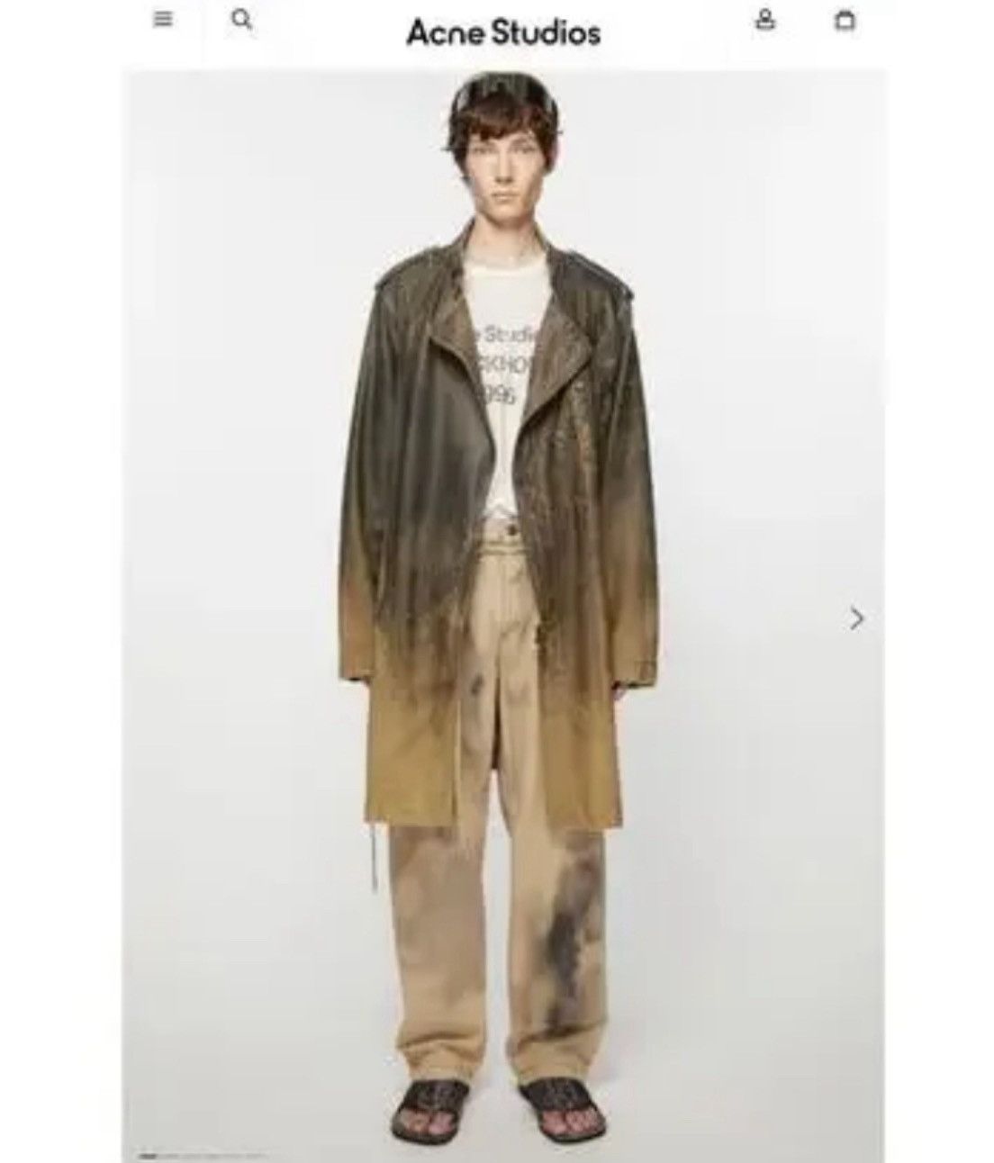 Acne Studios Acne studios coat with belt Size US S / EU 44-46 / 1 - 2 Thumbnail