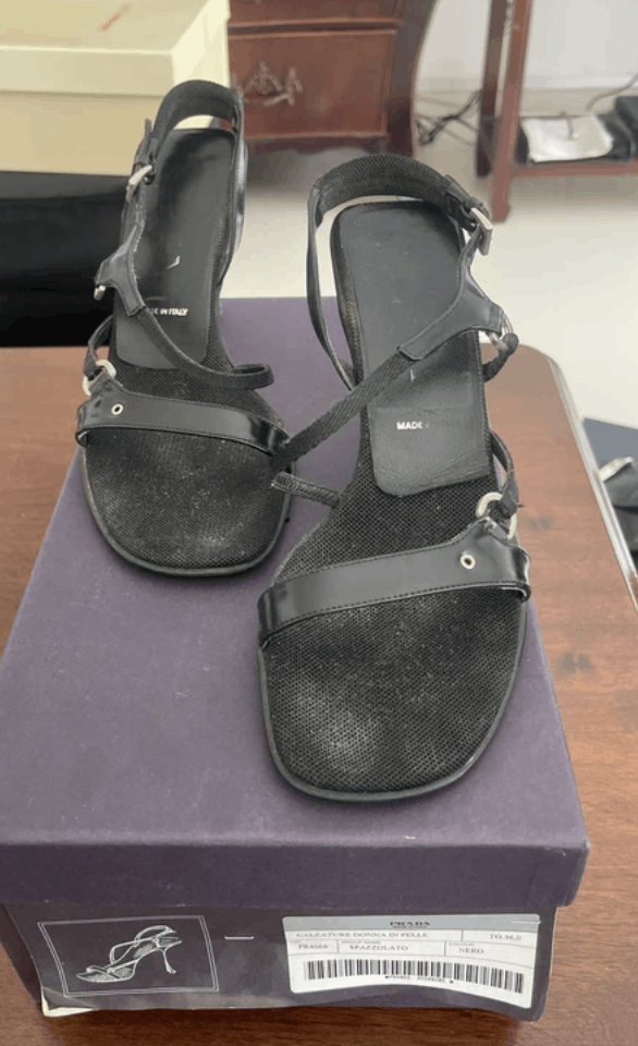Prada Prada shoes sandals mules heels Vintage Leather Size US 6 / IT 36 - 2 Thumbnail