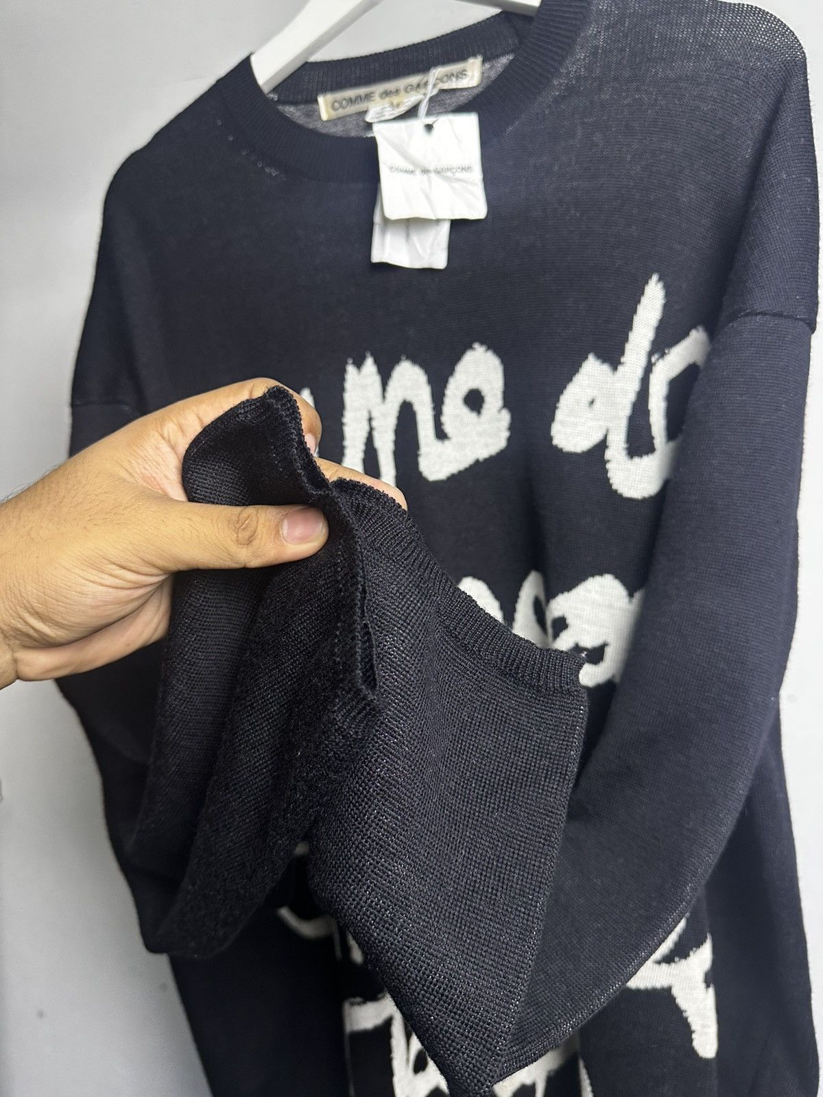 Comme des Garcons Comme Des Garcons Spellout Knitwear BNWT Size US M / EU 48-50 / 2 - 9 Thumbnail
