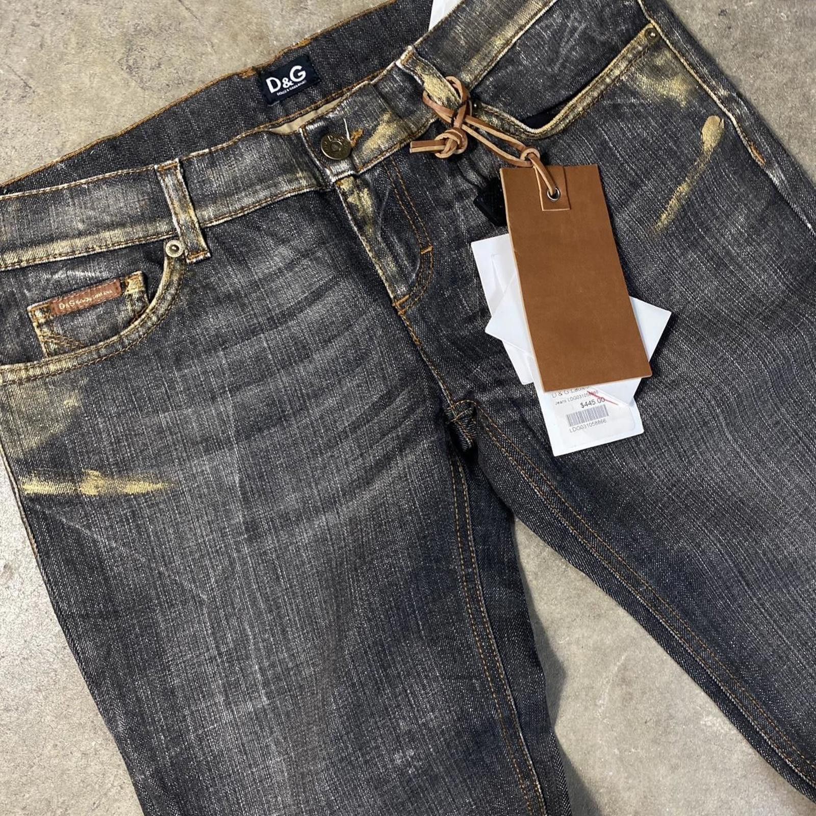 Dolce & Gabbana Dolce and Gabanna Heavy Denim Jeans Size 29" - 2 Thumbnail