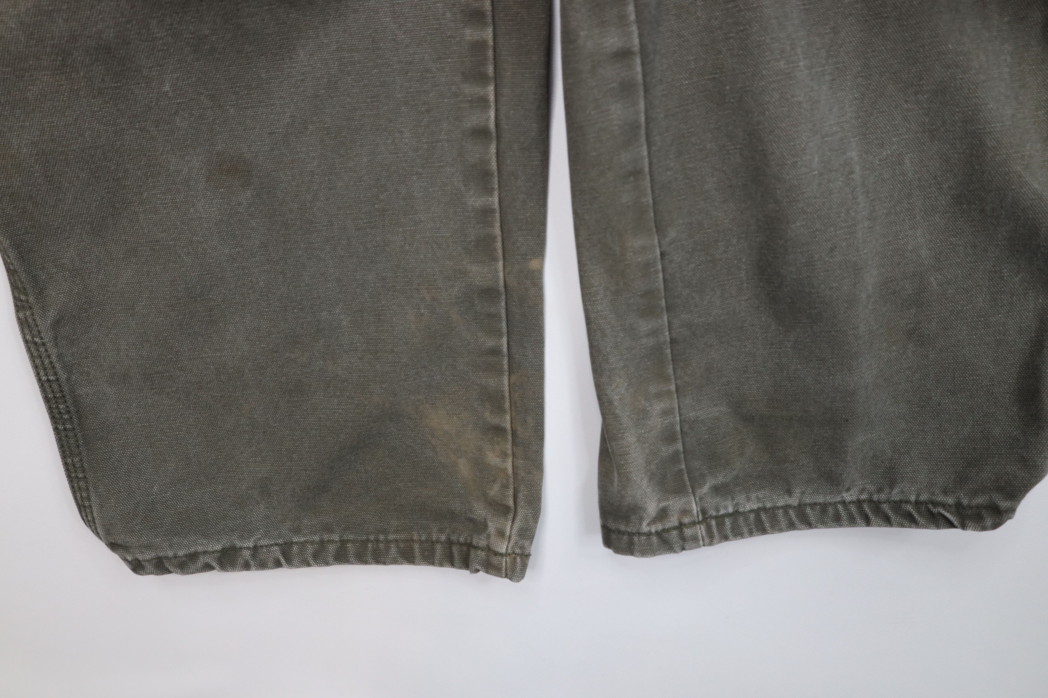 Dickies Vintage Dickies Canvas Wide Leg Dungaree Pants Green Cotton Size US 44 / EU 60 - 8 Thumbnail