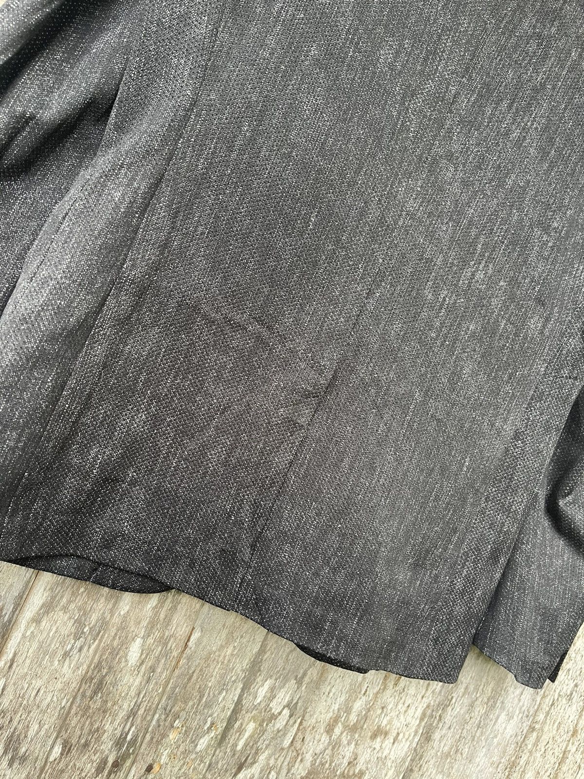 Designer Tête Homme Textured Black Blazer Jacket – Size L Size US M / EU 48-50 / 2 - 10 Thumbnail