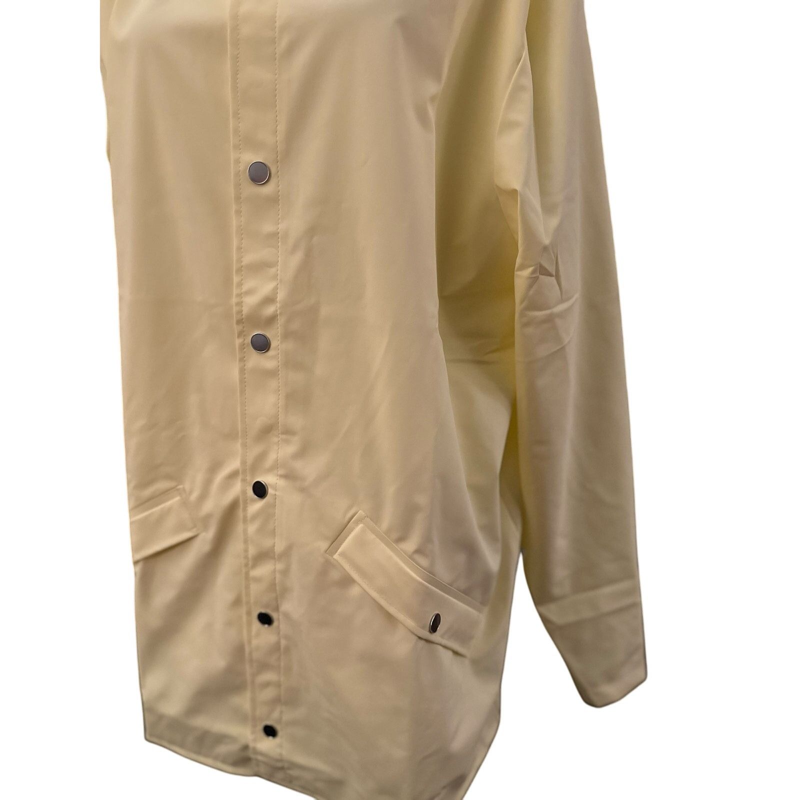 Rains Rains Waterproof Jacket, Straw Color, Size XL, NWT, Unisex Size XL / US 12-14 / IT 48-50 - 4 Thumbnail