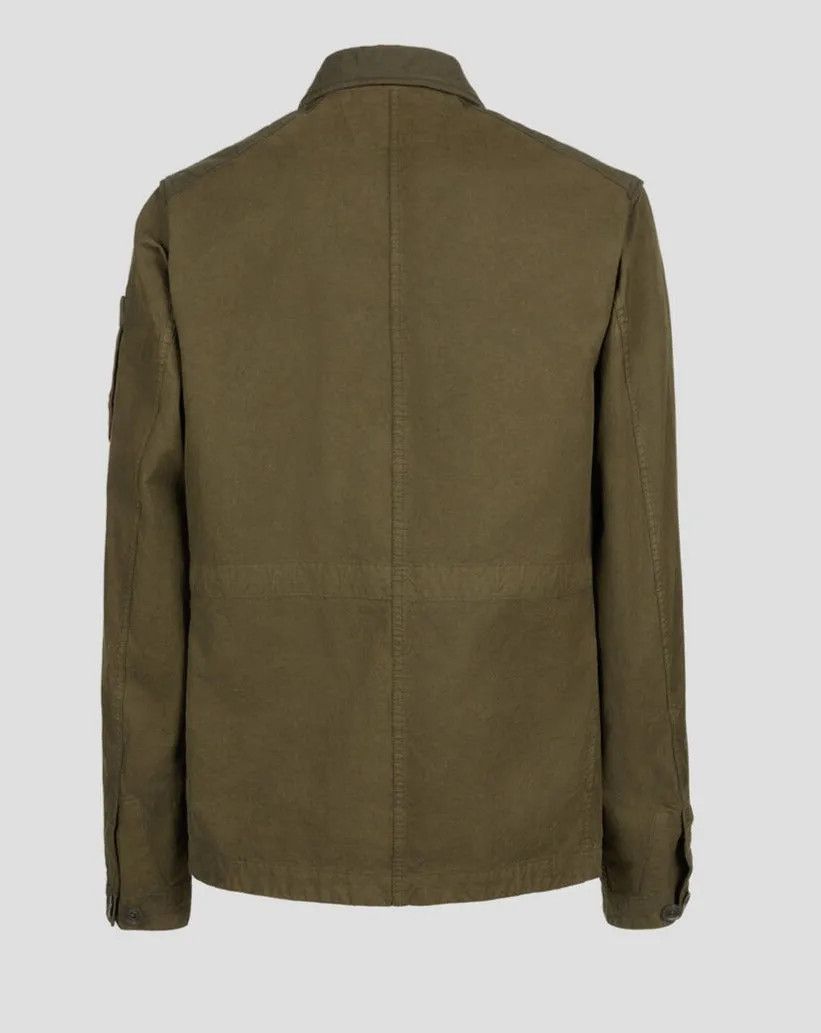 C.P. Company o1y1224 Solid Color Shirt in Military Green Size US M / EU 48-50 / 2 - 2 Thumbnail