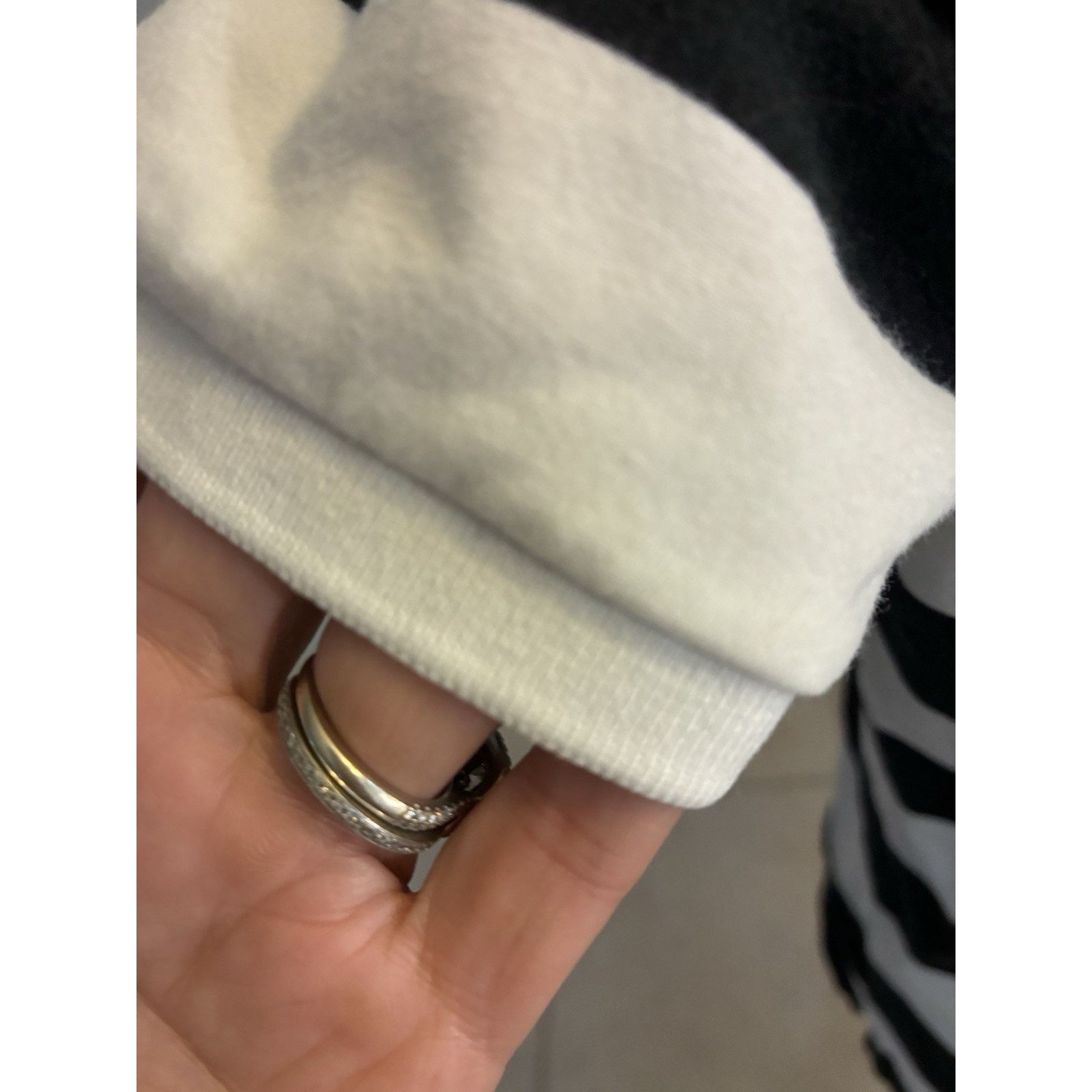 Lauren Ralph Lauren Polo Ralph Lauren Woman L White and Black Striped Polo 90s Size L / US 10 / IT 46 - 23 Thumbnail