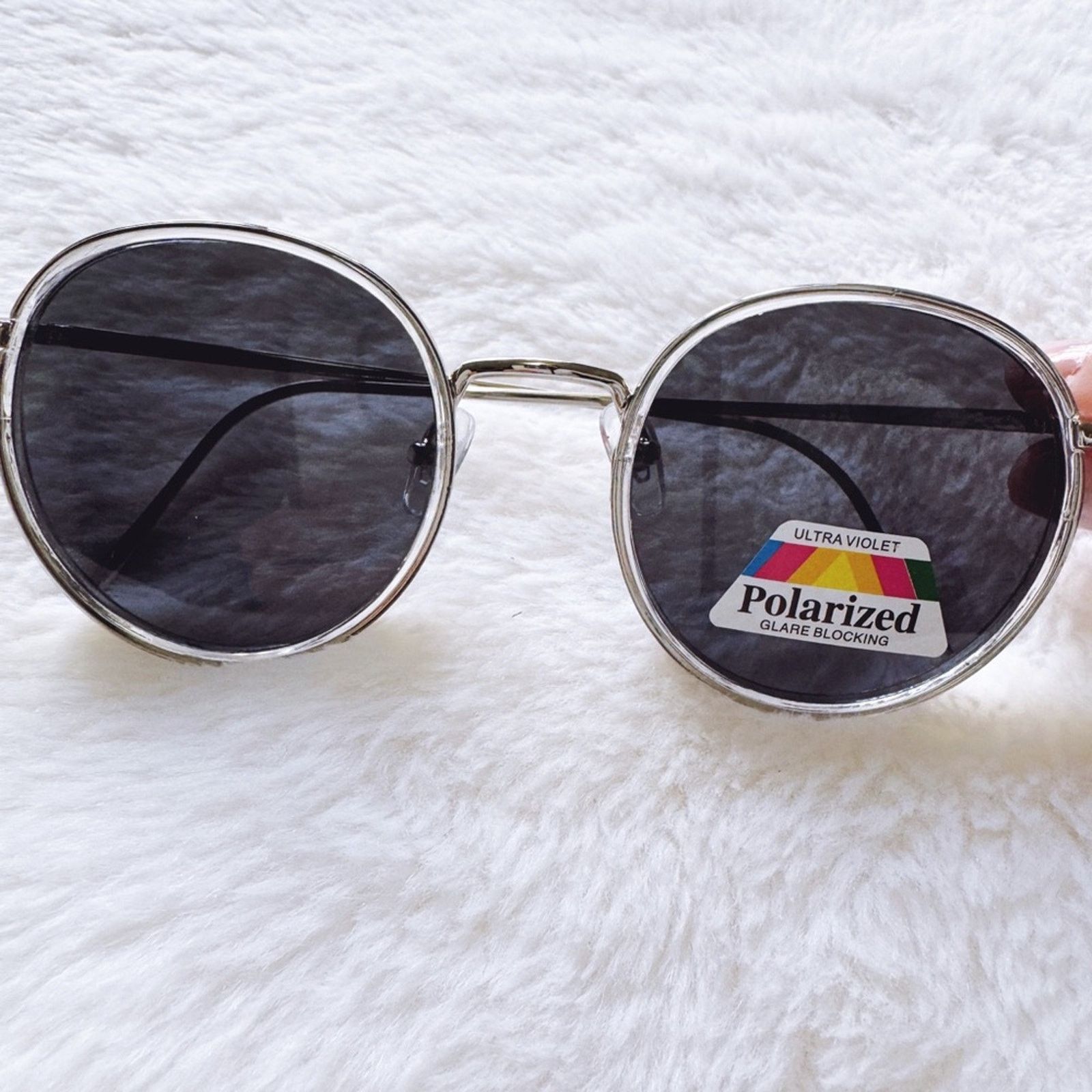 Other Dean Black w/ Silver Rims Round Sunglasses Size ONE SIZE - 3 Thumbnail