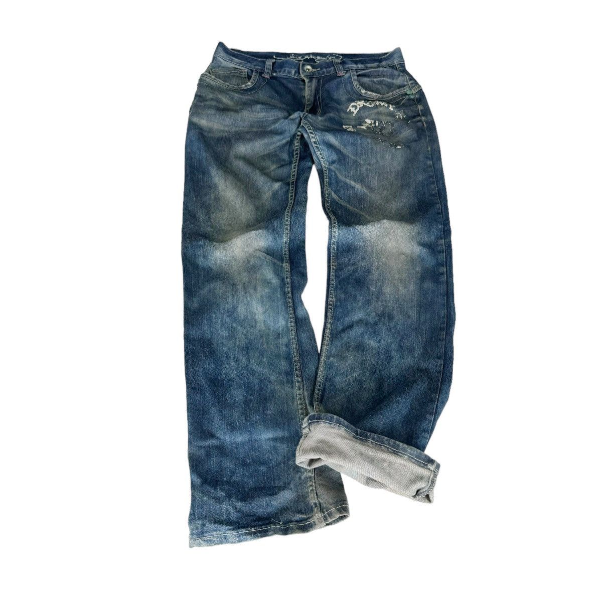 Ed Hardy ☀️ED HARDY DENIM JEANS PANTS Size US 32 / EU 48 - 6 Thumbnail