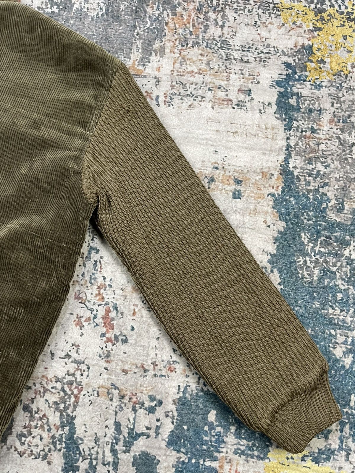 Japanese Brand D’Urban Corduroy Ribbed Knit Sleeve Button Closure Jacket Size US M / EU 48-50 / 2 - 6 Thumbnail