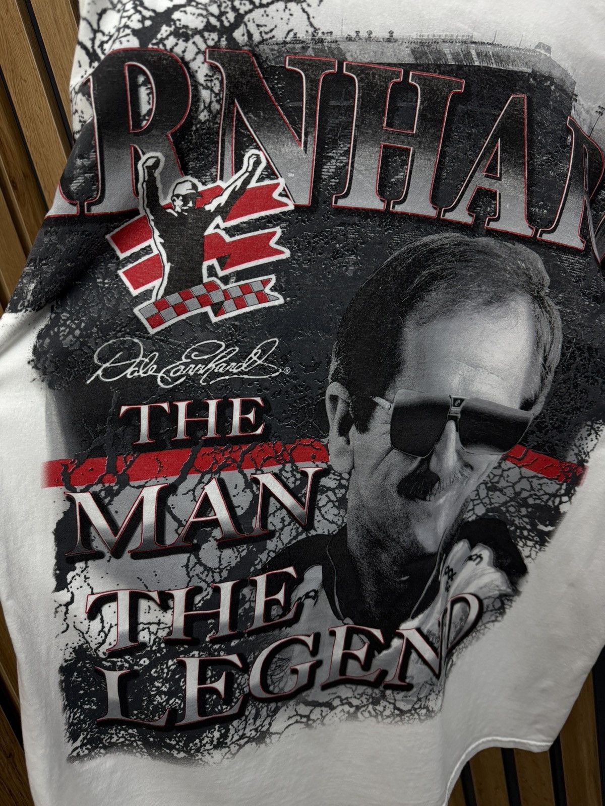 NASCAR Dale Earnhardt The Intimidator NASCAR Tee Size XL Size US XL / EU 56 / 4 - 15 Thumbnail
