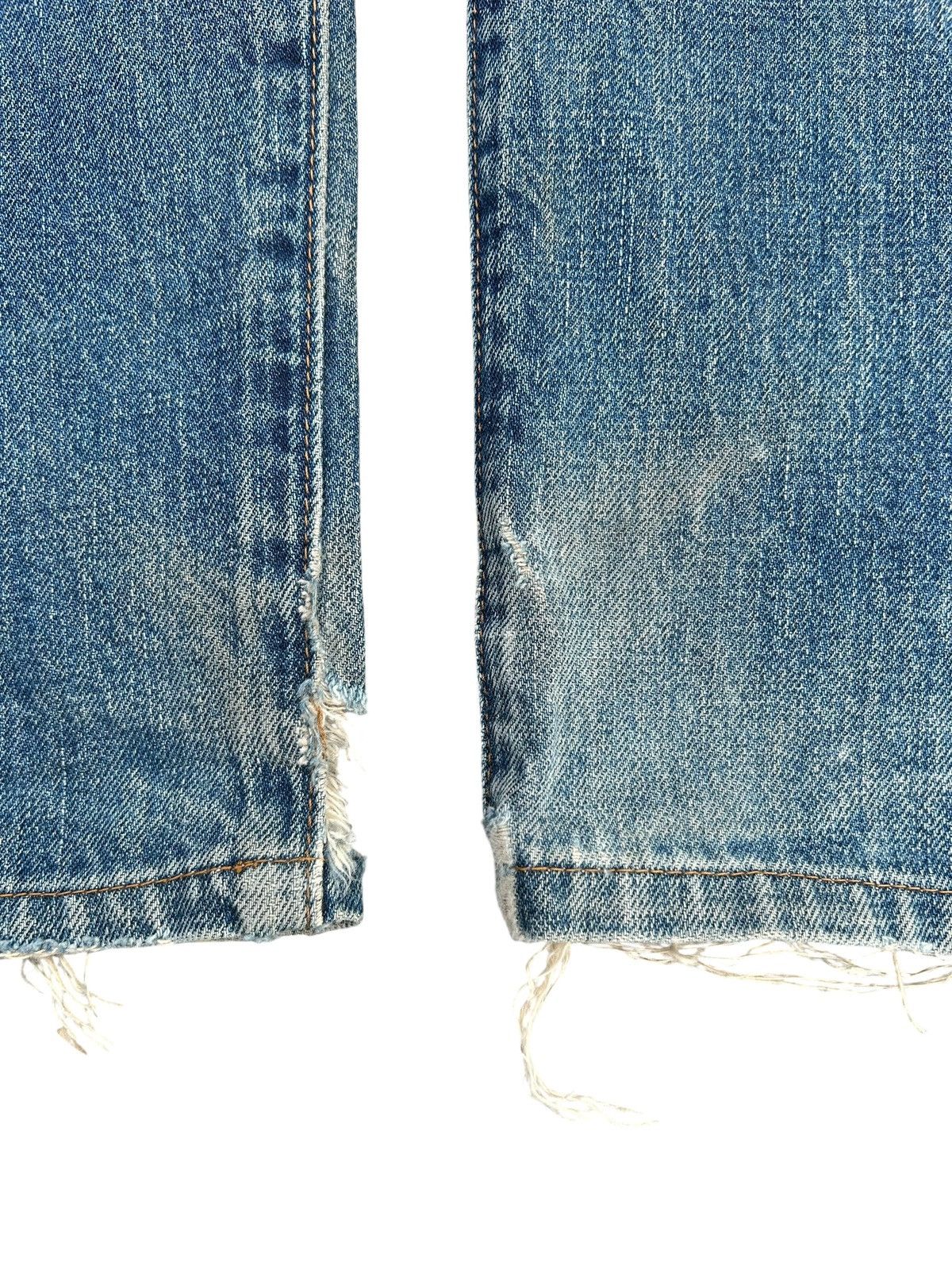 Kapital Thrashed Vintage Levis big E Selvedge Denim Jeans Size US 30 / EU 46 - 12 Thumbnail