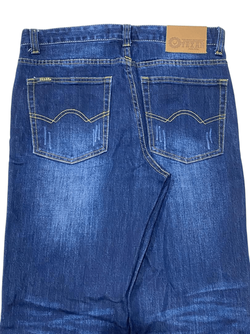 Japanese Brand Vintage Japanese Brand Indigo Washed Straight Jean Size US 31 - 4 Thumbnail