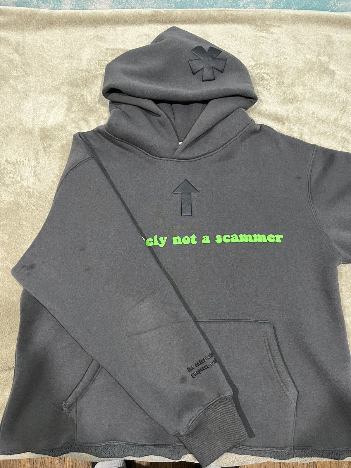 Other Cropped green and brown Be A Star brand hoodie Size US XL / EU 56 / 4 - 2 Thumbnail