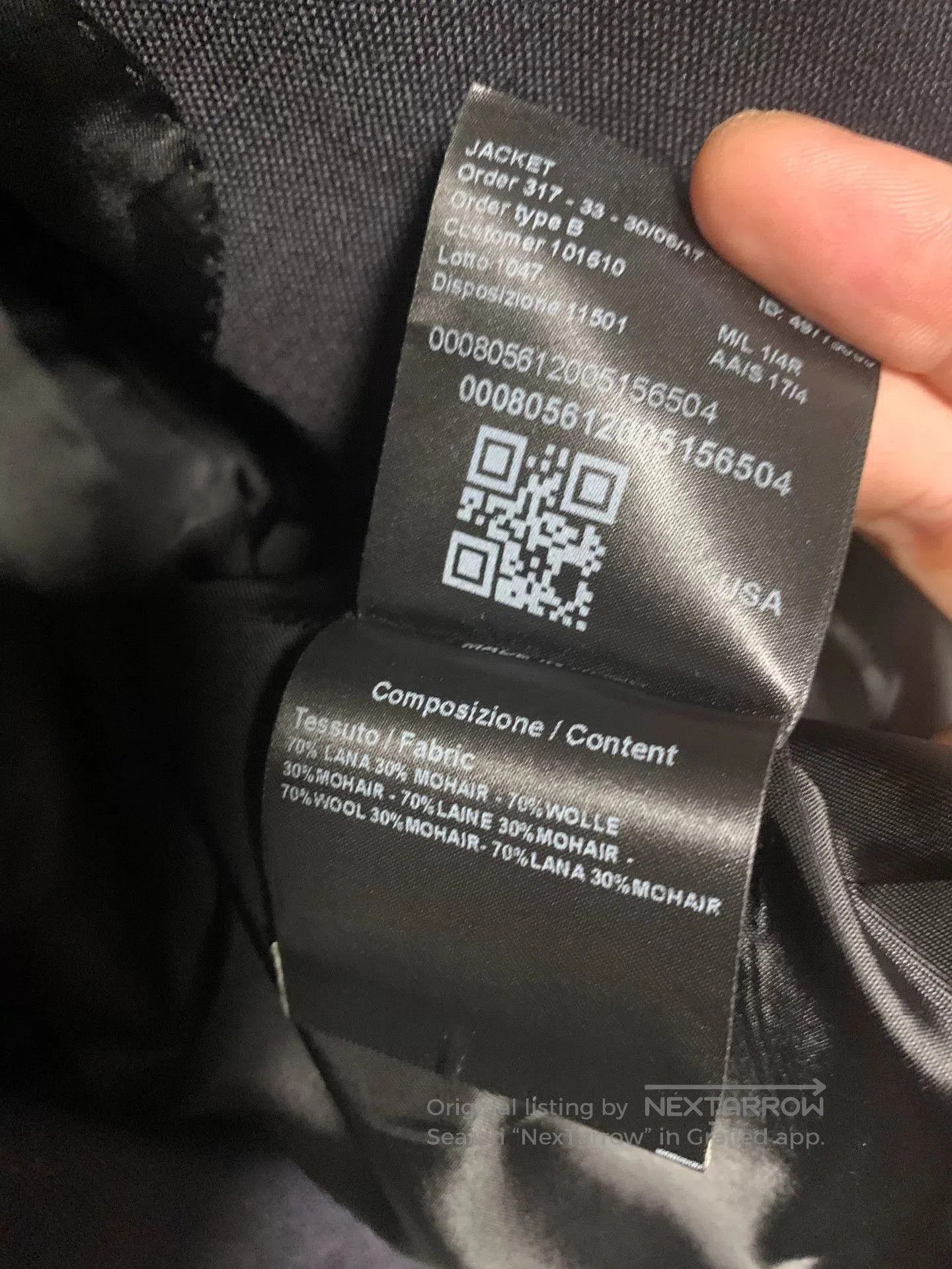 Calvin Klein 205W39NYC calvin klein navy wool blend blazer. Size US M / EU 48-50 / 2 - 6 Thumbnail