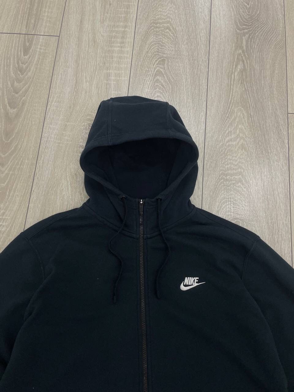 Japanese Brand × Nike × Vintage Vintage Nike Swoosh Zip Up Hoodie Y2K Size US XL / EU 56 / 4 - 4 Thumbnail