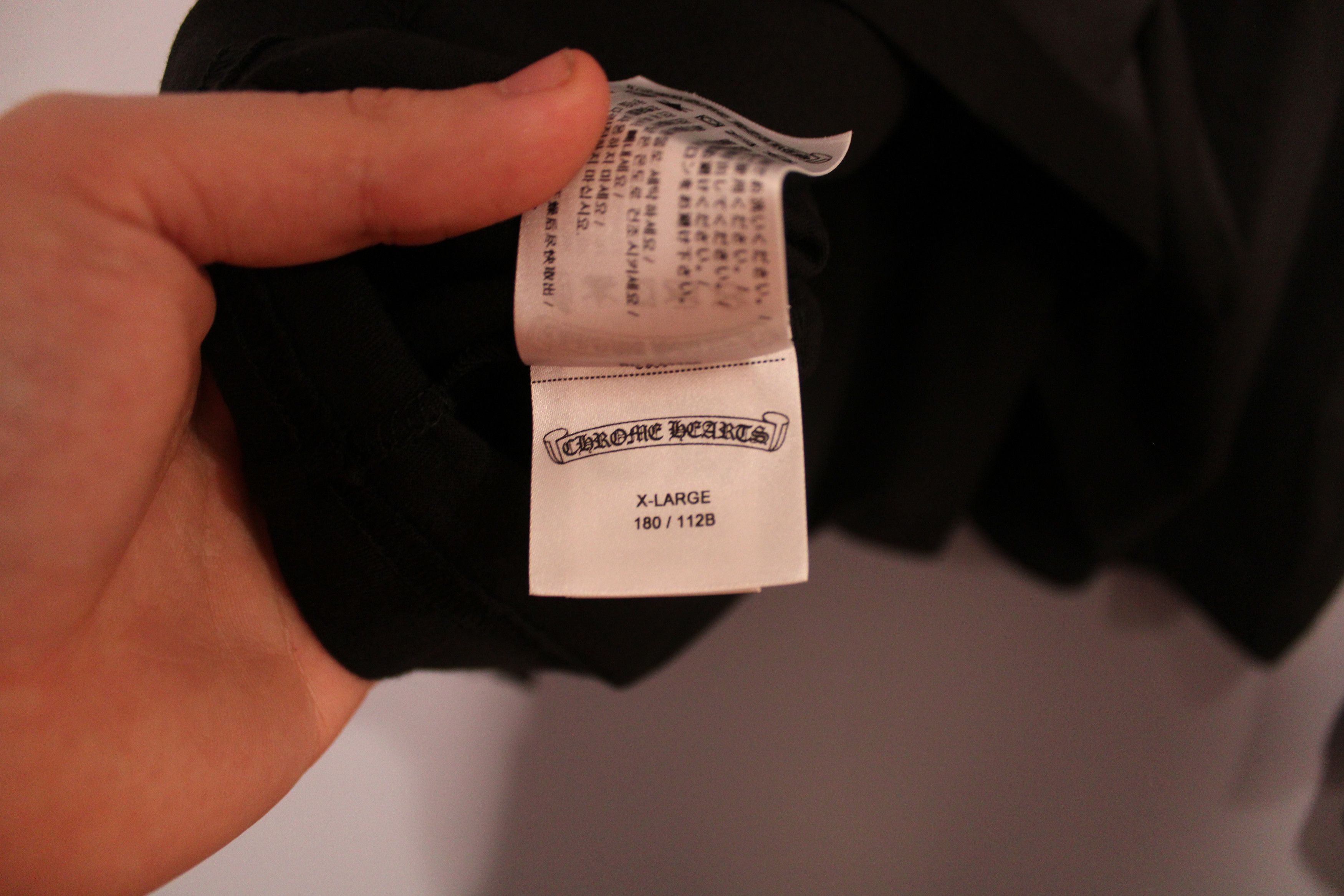 Chrome Hearts CHROME HEARTS SCROLL LABEL FUCK YOU BLACK LONG SLEEVE Size US XL / EU 56 / 4 - 4 Thumbnail