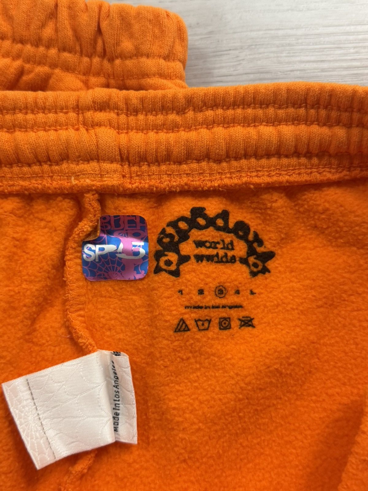Sp5der Sp5der Beluga Sweatpants – Orange Size US 34 / EU 50 - 3 Thumbnail