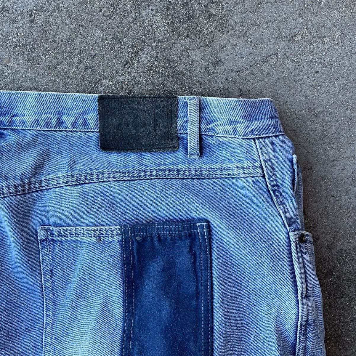 NBA × Vintage Vintage Late 90’s Y2K UNK x NBA Distressed Jeans Sz 40 Size US 40 / EU 56 - 5 Thumbnail