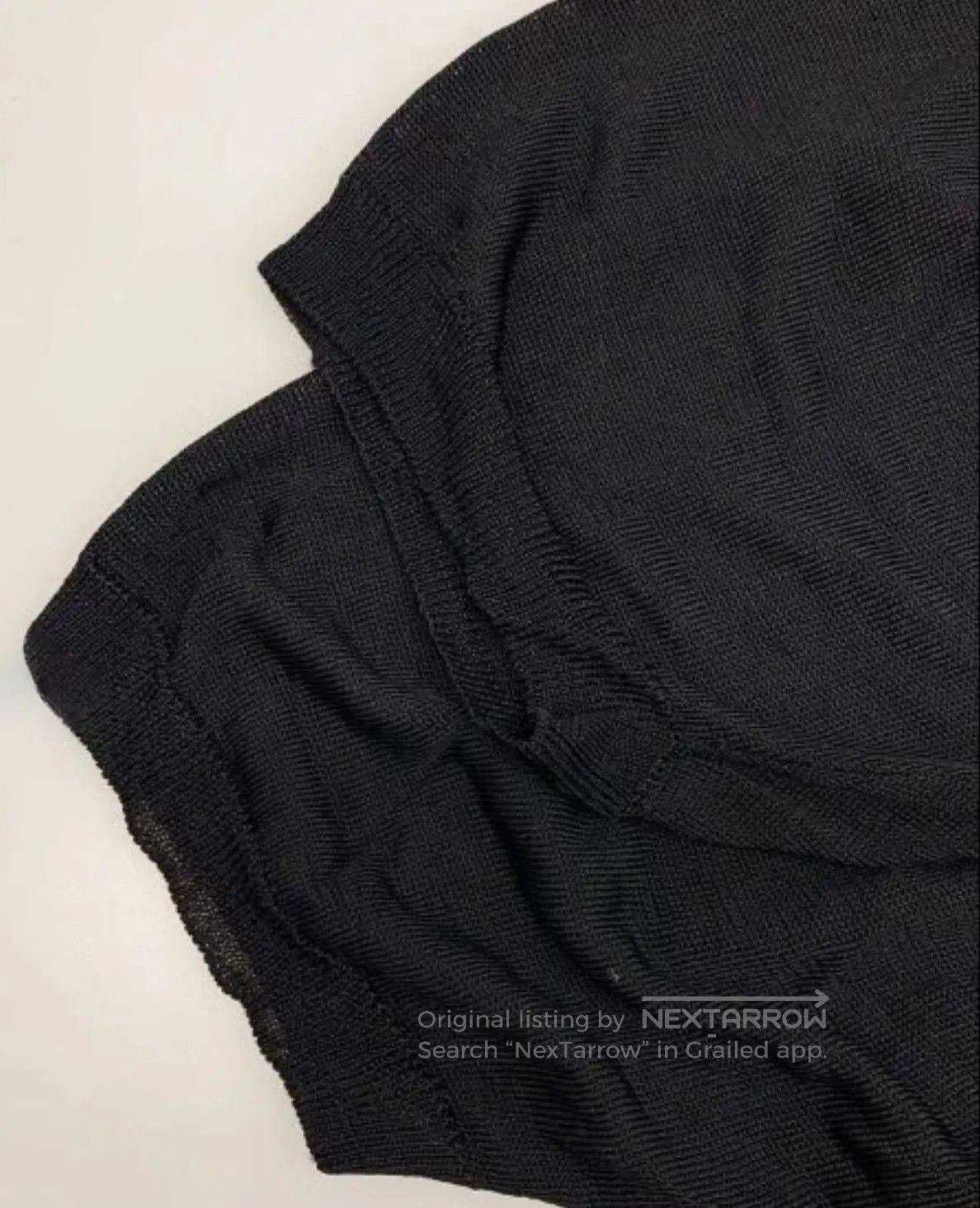 Yohji Yamamoto Y's for men black polo shirt. Size US M / EU 48-50 / 2 - 3 Thumbnail