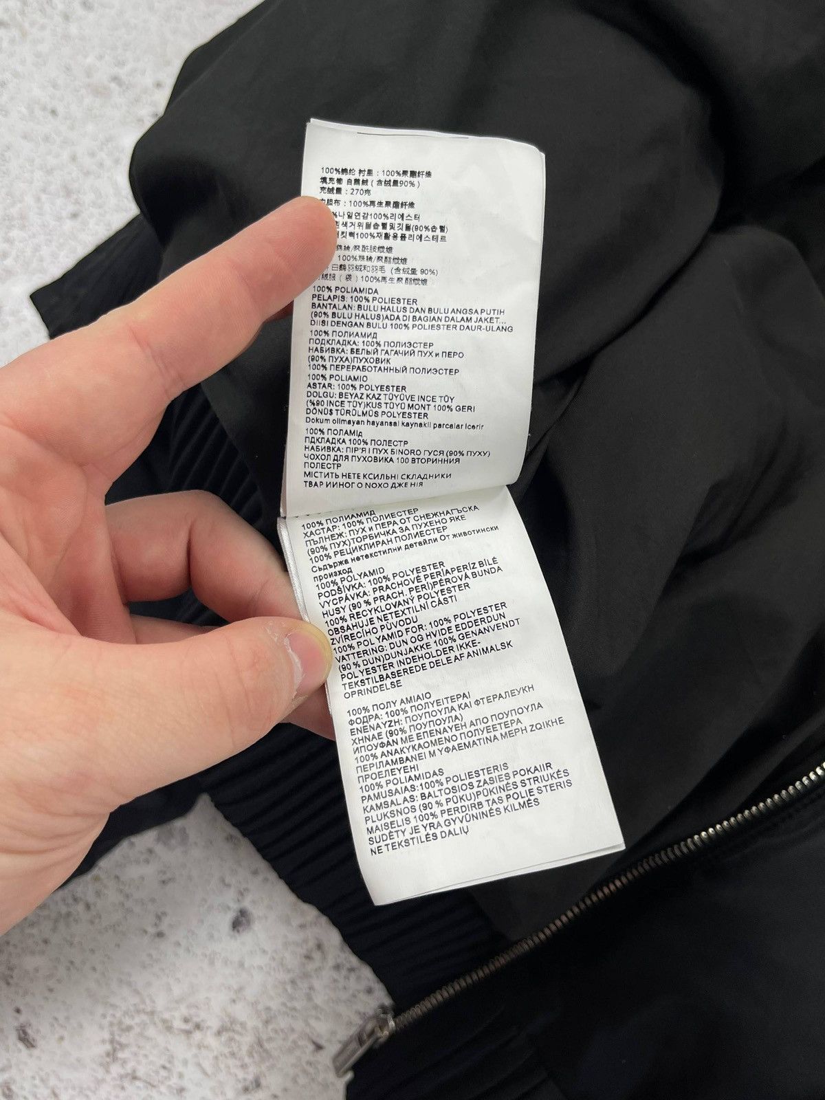 Miu Miu Miu Miu Women Black Cropped Down Puffer Jacket Bomber Zip Size XS / US 0-2 / IT 36-38 - 18 Thumbnail
