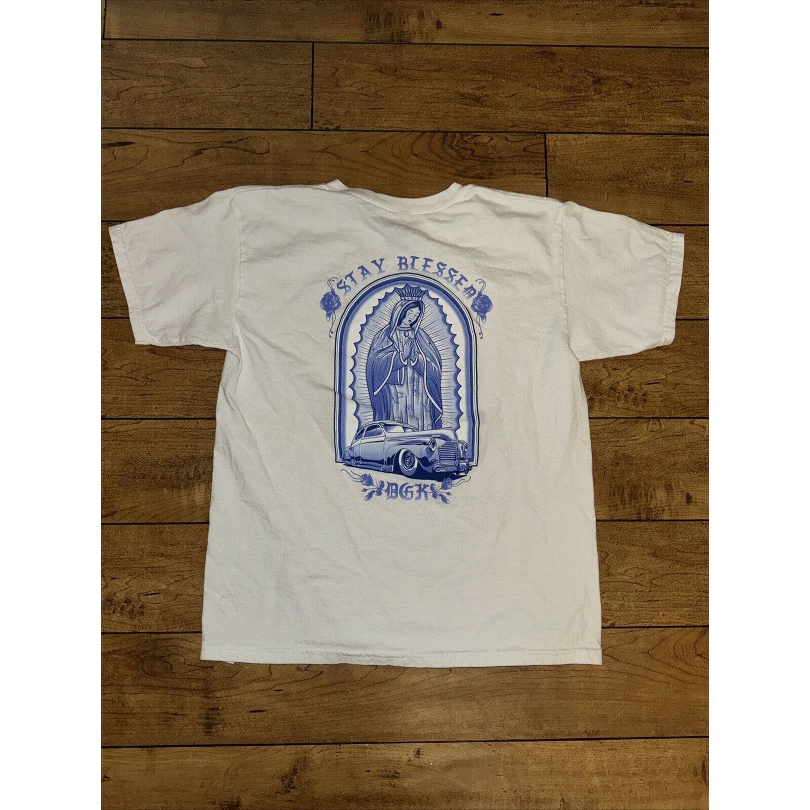 DGK × Obey × Vintage DGK Dirty Ghetto Kids T-Shirt White Men’s S 18x23 Size US S / EU 44-46 / 1 - 4 Thumbnail
