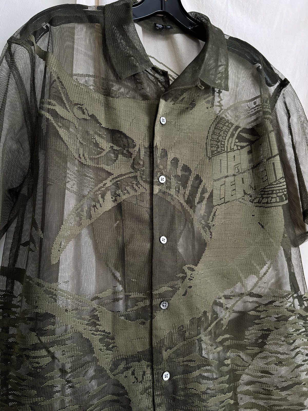 Opening Ceremony Opening Ceremony “Jacquard” Lace Camp Shirt sz S Size S / US 4 / IT 40 - 7 Thumbnail