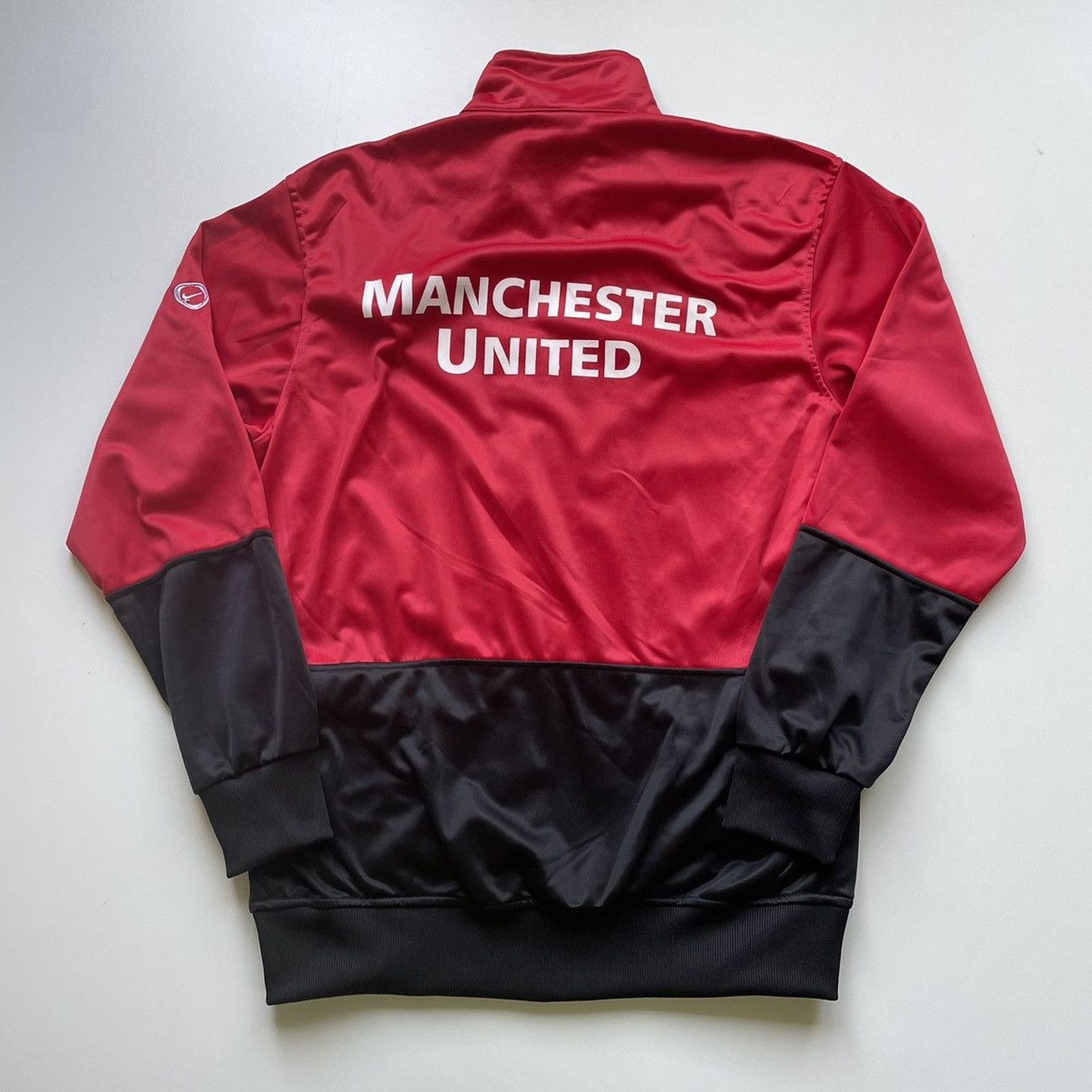 Nike Vintage Y2K Nike Manchester United F.C Warm Up Jacket XL Red Size US L / EU 52-54 / 3 - 3 Thumbnail