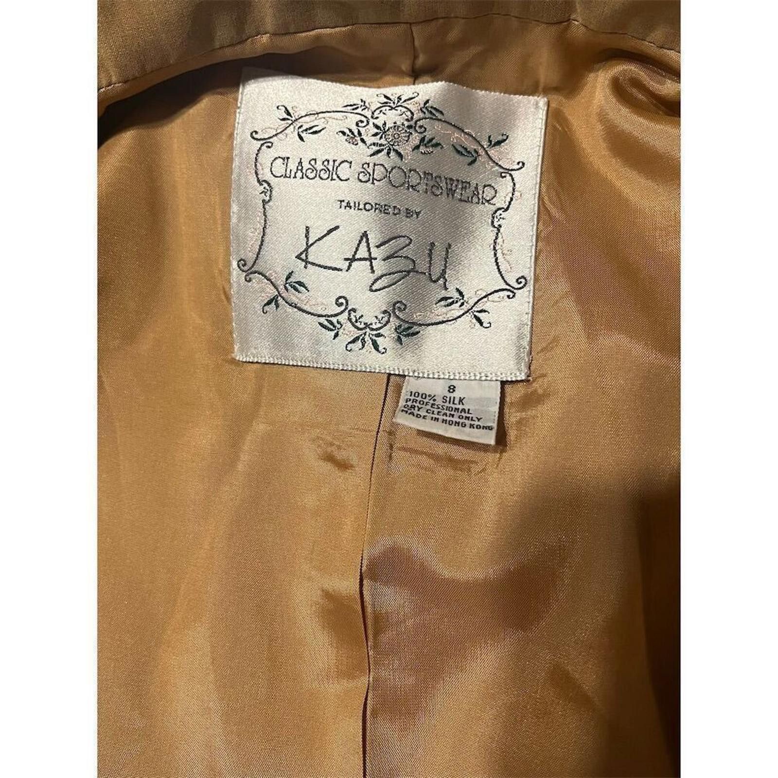 Other Classic Sportswear by Kazu Women's Vintage Silk Blazer 8 Size M / US 6-8 / IT 42-44 - 6 Thumbnail