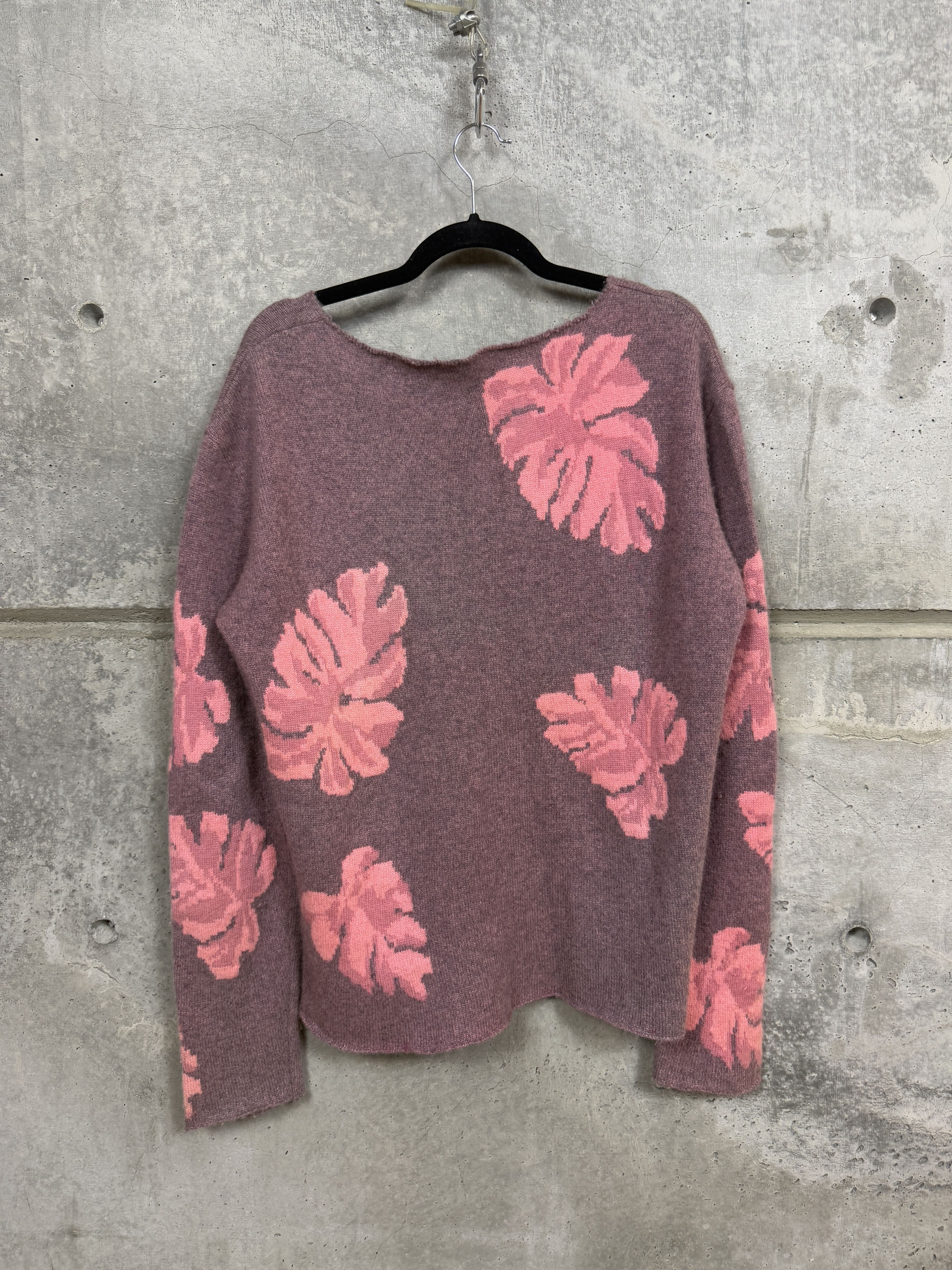 The Elder Statesman The Elder Statesman Floral Cashmere Sweater Size US S / EU 44-46 / 1 - 2 Thumbnail