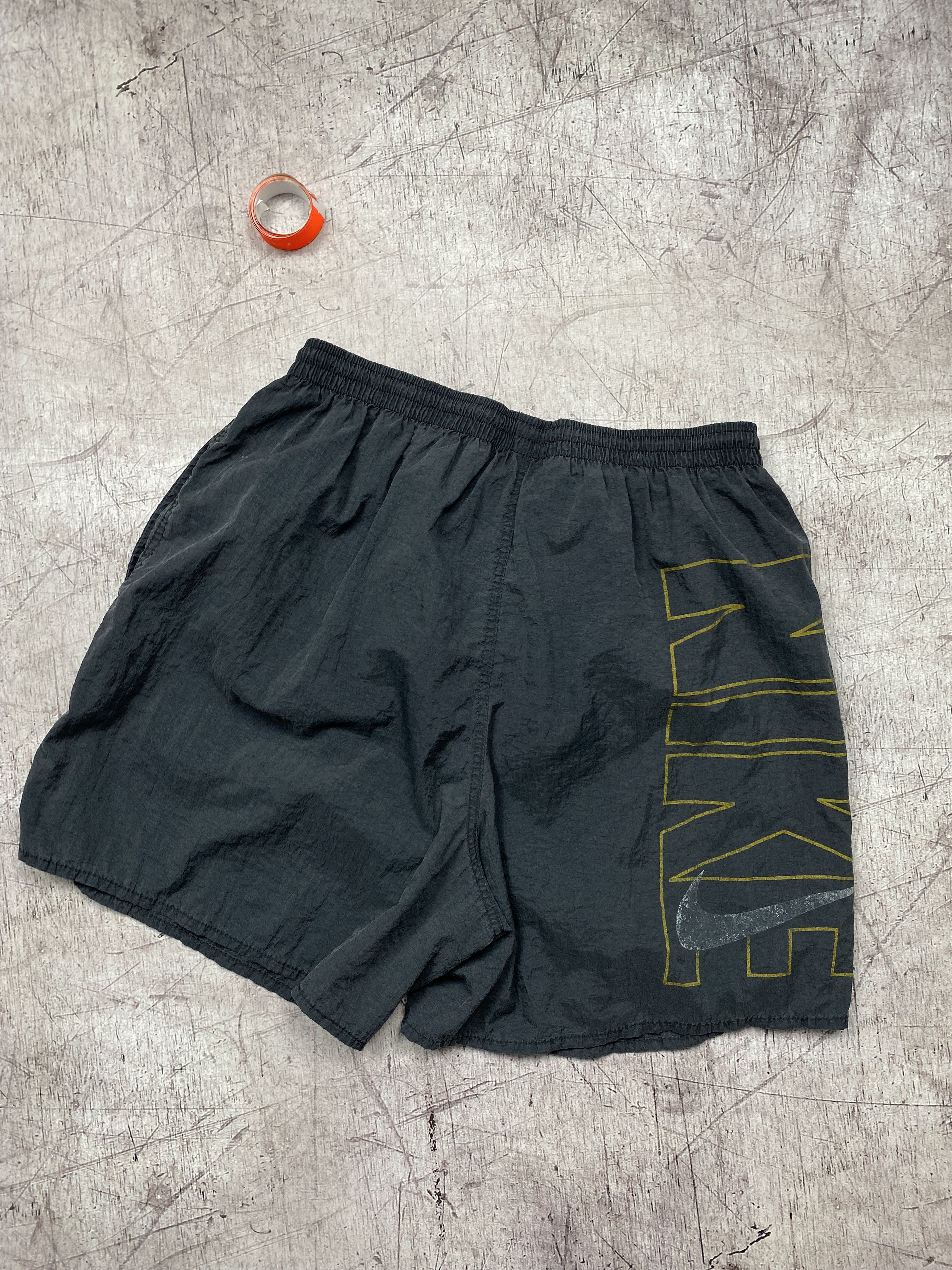 Nike × Vintage Nike 90s vintage nylon shorts Size US 36 / EU 52 - 1 Thumbnail