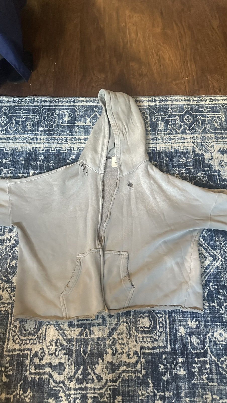 Other Oversized zip up hoodie ( zipper broke off ) Size US L / EU 52-54 / 3 - 4 Thumbnail
